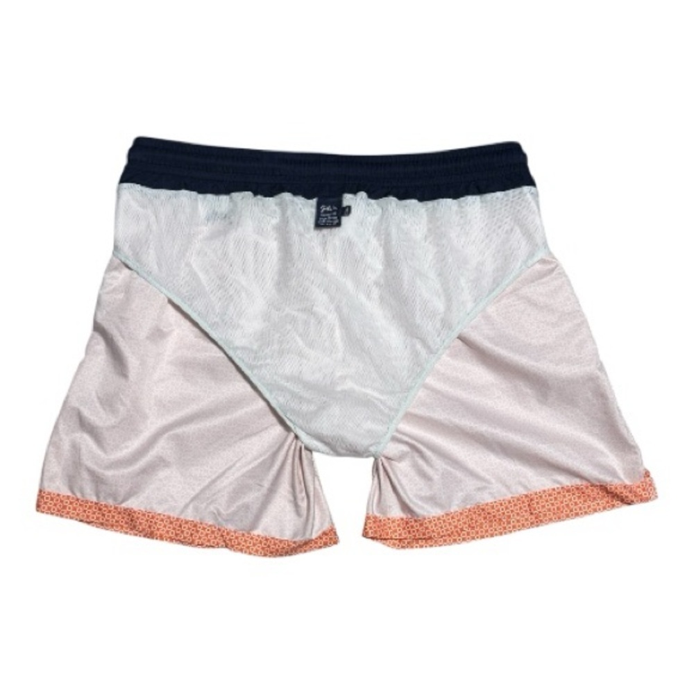 131 GILI'S Men's Komodo Swim Shorts, Orange/ Navy, XXL - Picture 7 of 7